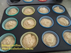 Banana muffins 2 - school mum
