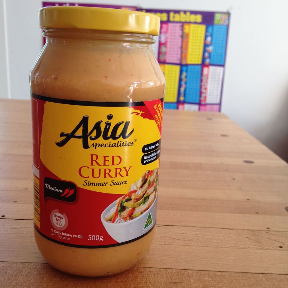 Asia Specialties Red Curry Simmer Sauce AldiMum